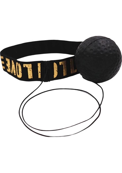 Boks Topu Kafa Bandı Mma Boks Ekipmanı Yumruklama Çantası Egzersiz Siyah Top (Yurt Dışından) fırsatları
