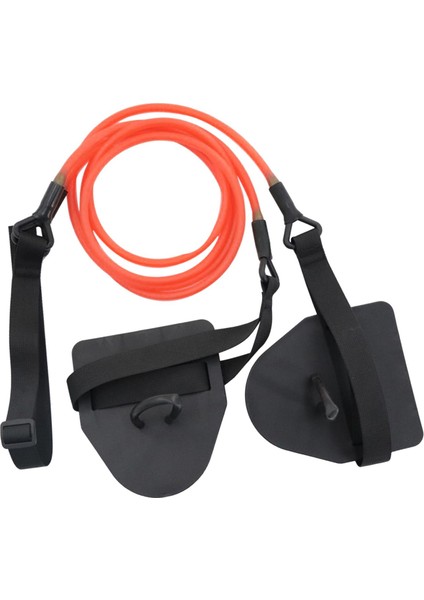 Yüzme Kolu Eğitmeni Güç Ekipmanı Yüzme Tether Kırmızı 30LBS (Yurt Dışından)