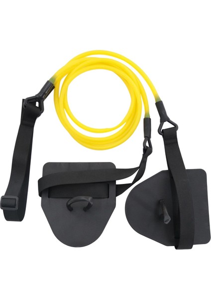 Direnç Bantları Egzersiz Bungee Cords Fitness Yüzme Kolu Eğitmeni Sarı 20LBS (Yurt Dışından)
