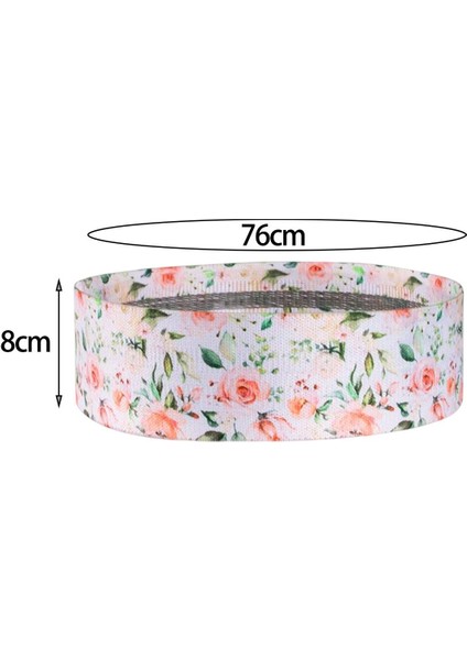 Direnç Bant Rahat Elastik Olmayan Çekme Yardım Egzersiz Bantları Ganimet Beyaz Floral (Yurt Dışından) fırsatları