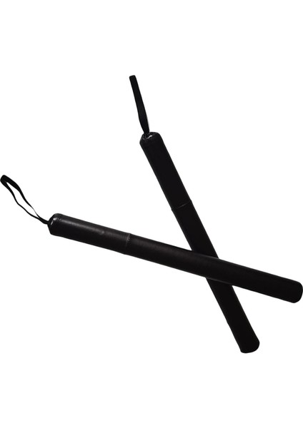 2 Adet Boks Eğitim Çubukları Yumruklama Pedleri Esneklik Için Çarpıcı Çubuklar Siyah (Yurt Dışından)