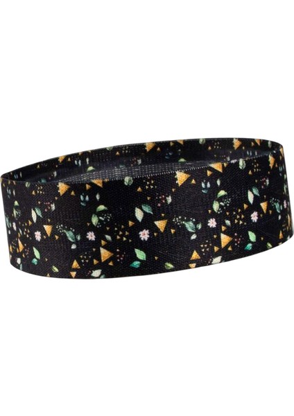 Direnç Bant Rahat Elastik Olmayan Çekme Yardım Egzersiz Bantları Booty Black Floral (Yurt Dışından) fiyatları