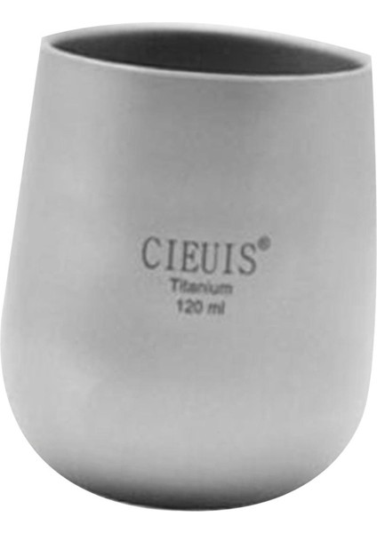 Ultralight Çift Duvarlı Titanyum Kupası Kahve Çay Kupası Içecek Tencere Kampı 120ML (Yurt Dışından) fırsatları