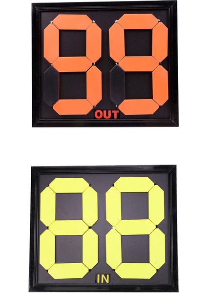 2x Futbol Futbol Değişimi Kurulu Floresan Ekran Basketbol Oyunu (Yurt Dışından)