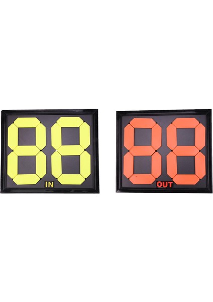 2x Futbol Futbol Değişimi Kurulu Floresan Ekran Basketbol Oyunu (Yurt Dışından) fırsatları