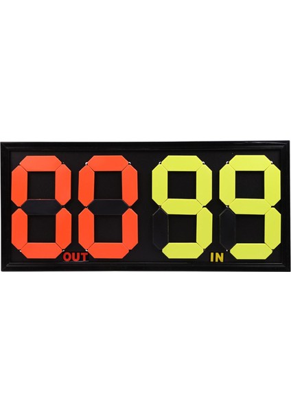 Futbol Ikame Kartı Parlak Renk Numarası Futbol Ikame Tahtası 84CMX38.5CMX2CM (Yurt Dışından) fiyatları