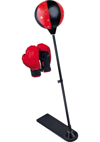 Çocuklar Yumruk Çanta Seti W/ayarlanabilir Stant Eldivenleri Yetişkinler Ev Egzersizi Çevikliği 1 Eldiven (Yurt Dışından) indirimleri