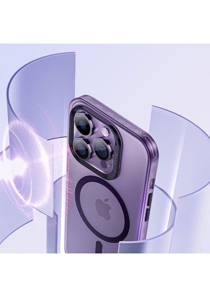 iPhone 14 Pro Max Uyumlu Kılıf Magsafe Kablosuz Şarj Özellikli Benks Lucid Armor Kapak
