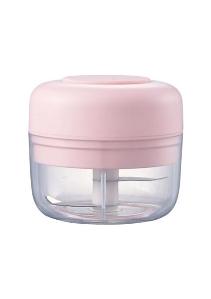 Mutfak Mini Gıda Kıyma Usb Şarj Sarımsak Chopper Öğütücü Gadget Triturador Dealimento Cocina (Pembe, 100ml) (Yurt Dışından)