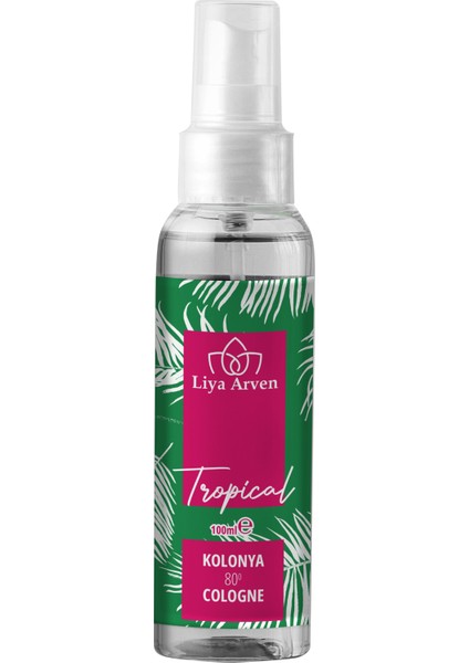 Liya Arven Tropikal Esinti Kolonya 100 ml