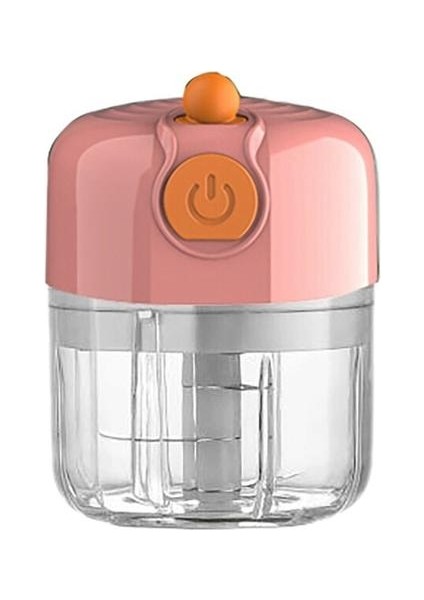 Elektrikli Sarımsak Kıyıcı Makinesi, Mini Taşınabilir Gıda Etli Işlemci Blender Soğan Fındısı 100ml Patates Mashers & Ricers (Pembe) (Yurt Dışından)