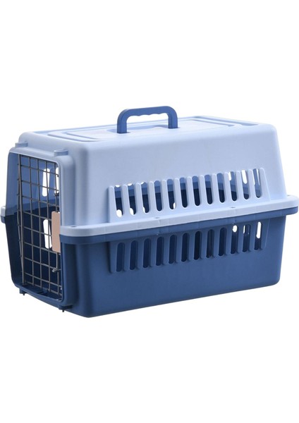 Sert Taraflı Evcil Hayvan Tyıcı Tma Kutusu Köpekler Kediler Için Kentler Için Kennel Evcil Hayvan Mağazası Mavisi (Yurt Dışından)