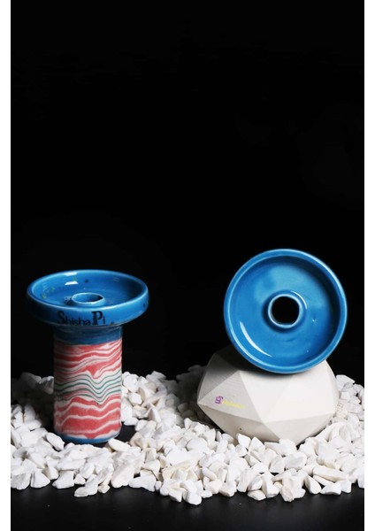 Lüle Shisha Pi Large Mabling Mavi Renk