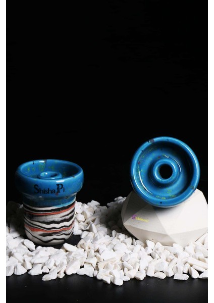 Lüle Shisha Pi Small Mabling Mavi Renk