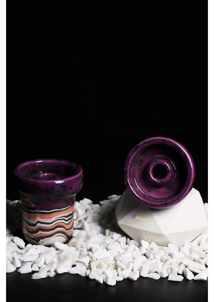 Lüle Shisha Pi Small Mabling Mor Renk