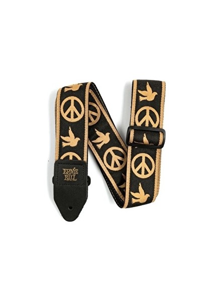 P04613 - Peace Love Dove Jacquard Gitar Askısı