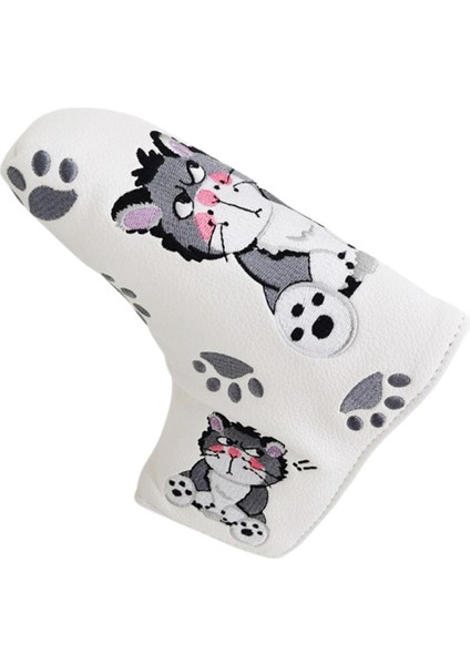 Moda Golf Club Headcover Golf Mallet Putter Baş Kapak Eğitim Ekipmanı L Şekilli Beyaz (Yurt Dışından) fiyatları