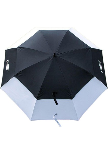 Çift Gölgelikli Golf Şemsiyesi Otomatik Açılış Büyük Güneş Şemsiyesi Sağlam Siyah (Yurt Dışından) modelleri