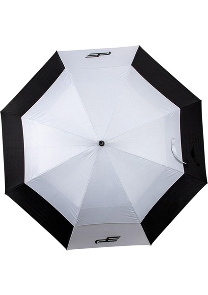 Çift Gölgelikli Golf Şemsiyesi Otomatik Açılış Büyük Güneş Şemsiyesi Sağlam Beyaz (Yurt Dışından) indirimleri