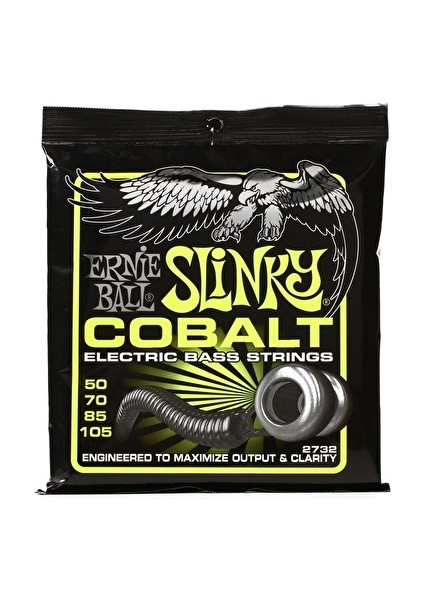 Ernıeball P02732 Cobalt Bass Regular Slınky