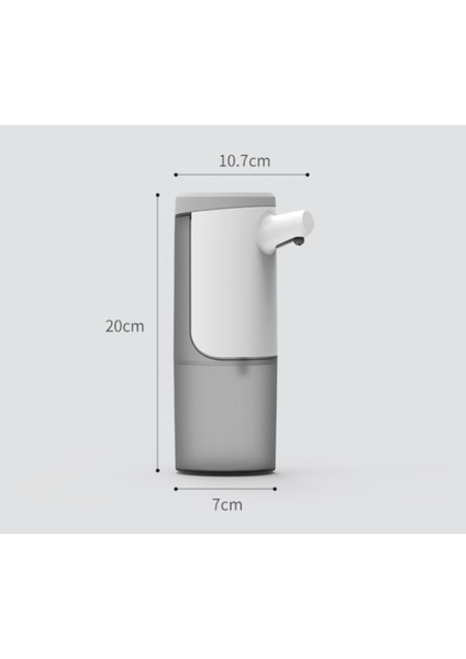 450 Ml Otomatik Sabunluk El Dokunmamış Sanitizer Mutfak Banyo Donanımı Için Akıllı Indüksiyon | Sıvı Sabunluk Sabunlukları (Jel Pompa Tipi) (Yurt Dışından)