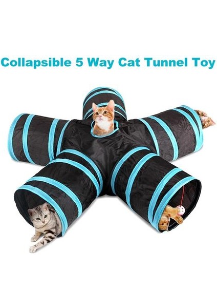Kedi Oyuncaklar Kapalı Kedi Tünel 1/5 Yollu Pet Oyun Tünel Katlanabilir Tünel Tüp Tünel Pırıltı Delik Oyuncak Pet Oyuncaklar Kediler Için Tavşan | Kedi Oyuncakları (Yurt Dışından) fiyatları