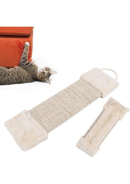 Three Beans Askabır Dikdörtgen Sisal Kedi Scratcher Çizilmeye Dayanıklı Kedi Oyuncak (Yurt Dışından)