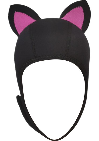 Kedi Kulakları Wetsuit Hood Cap Kadınlar Için Hava Havalandırma Dayanıklı Gül L ile Aksesuarlar (Yurt Dışından)