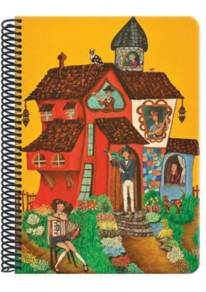 Çınar Ezo Sunal 17X24 Sert Kapak Spiralli 120 Yaprak Çizgili Defter