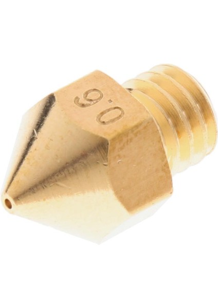 1.75MM Filament 3D Yazıcılar Için Pirinç Ekstruder Memesi Baskı Kafası 0.6mm (Yurt Dışından)