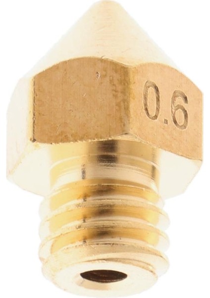 1.75MM Filament 3D Yazıcılar Için Pirinç Ekstruder Memesi Baskı Kafası 0.6mm (Yurt Dışından)
