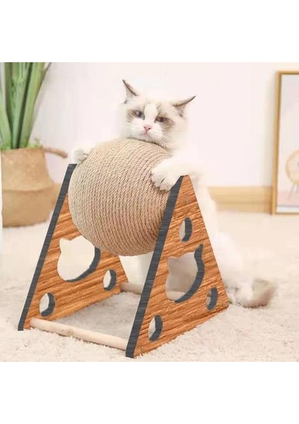 Kedi Tırmalamak Kurulu Giymek Dayanıklı Sicim Topu Dikey Scratcher Yavru Oyuncak Taşlama Pençe Tırmalamak Topu Pet Kedi Malzemeleri | Mobilya Ve Çizikler (Yurt Dışından) fiyatları
