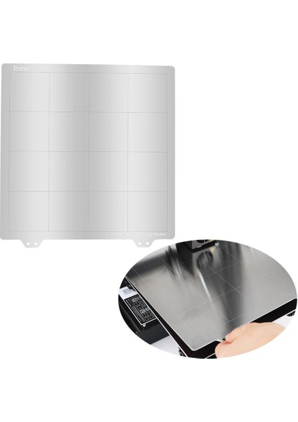 235MM 3D Yazıcı Çelik Sac Isı Yatağı + Creencity Ender-3 Için Manyetik Sticker (Yurt Dışından)