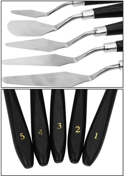 3D Baskı Temizleme Araçları Ahşap Saplı Spatula Kazıyıcı ile Temizleme Kitleri (Yurt Dışından)