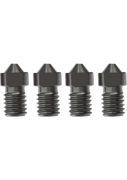 4 Paketler Çeşitli J-Head Sertleştirilmiş Çelik 0.2 0.3 0.4 0.5 0.6 1.0mm V6 Nozullar 0.5mm (Yurt Dışından)