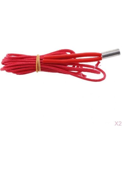24V 40W 6X15MM Kartuş Isıtıcı 3D Yazıcı MK10 Ekstrüder/hotend x 2'li (Yurt Dışından)