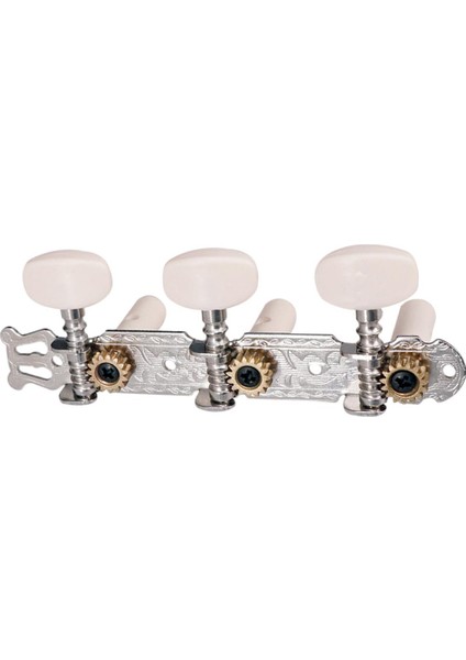 2 Adet Gümüş Klasik Gitar Tunelleri Tuning Kazıklar Keys Gitar Parçaları Için (Yurt Dışından)
