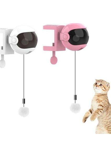 Elektrikli Kedi Oyuncak Interaktif Oyuncak Kedi Kedi Için Oyun Yo Yo Kaldırma Topu Elektrikli Oyuncak Pet Geri Çekilebilir Halat Zeka Oyuncak | Kedi Oyuncakları (Pembe) (Yurt Dışından)