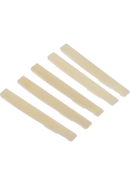 Enstrüman Accs 6-String Gitar Köprüsü Eyer Halk Gitar Için Kemik 5x (Yurt Dışından)