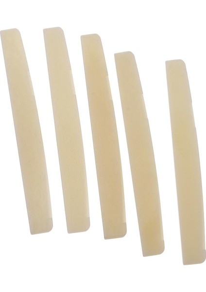 Enstrüman Accs 6-String Gitar Köprüsü Eyer Halk Gitar Için Kemik 5x (Yurt Dışından)