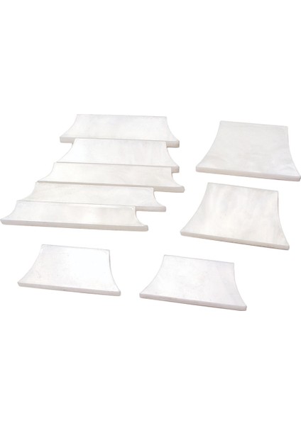 9 Adet 1.5mm Beyaz Anne Inci Kakma Malzeme Noktalar Gitar Değiştirme Hediye (Yurt Dışından)