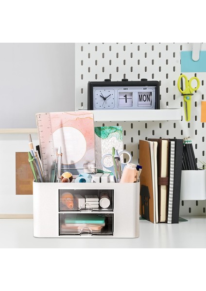Vanity Kozmetik Organizer Kalem Saklama Kutusu Ofis Için Çekmeceli (Yurt Dışından)