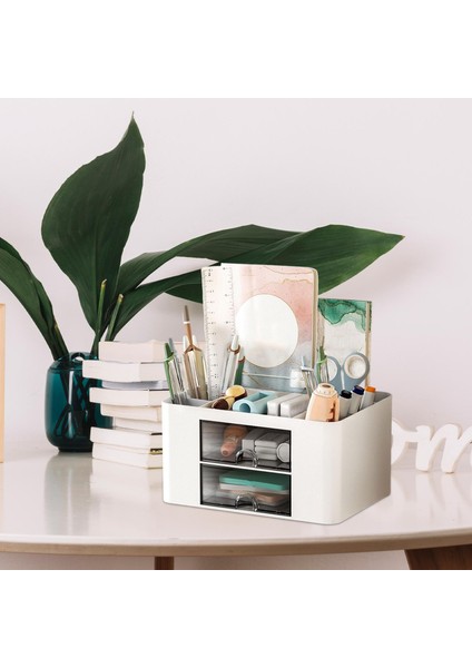 Vanity Kozmetik Organizer Kalem Saklama Kutusu Ofis Için Çekmeceli (Yurt Dışından)