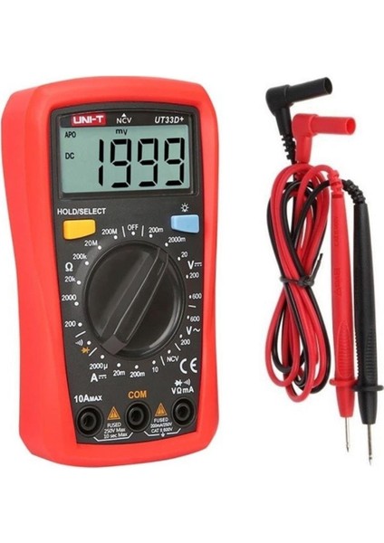 Unıtech Unı-T UT33D+ Dijital Multimetre 600V 10A
