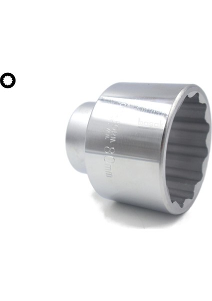 80 mm 1” 12 Köşe Yıldız Lokma Anahtar C42-B80
