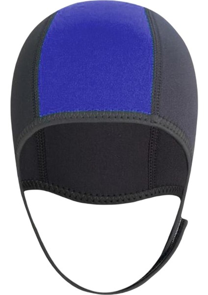 Dalış Wetsuit Kaput Kış Yüzme Esnek Termal Şnorkelle Yüzme Şapka Su Spor Mavi (Yurt Dışından)