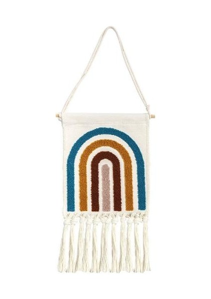 Nakış Goblen Tafting Geometrik Gökkuşağı Boho Kumaş Asılı Battaniye Nordic Ev Odası Dekorasyon Aksesuarları Duvar Sanatı Dekor | Dekoratif (Yurt Dışından)