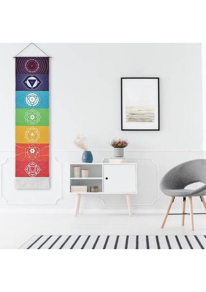7 Çakra Mandala Goblen Yoga Meditasyon Banner Poster Duvar Dekorasyon Boyama Ev Dekor Için Duvar Sanatı | Dekoratif (Yurt Dışından) modelleri