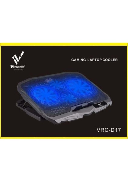 e VRC-D17 4 Fan Notebook Soğutucu Mavi