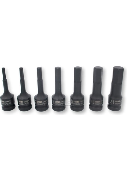 5-17MM 1/2’’ Allen Uçlu Havalı Lokma Takımı 7 Parça C68-RH07
